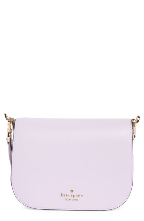 madison saffiano leather saddle bag