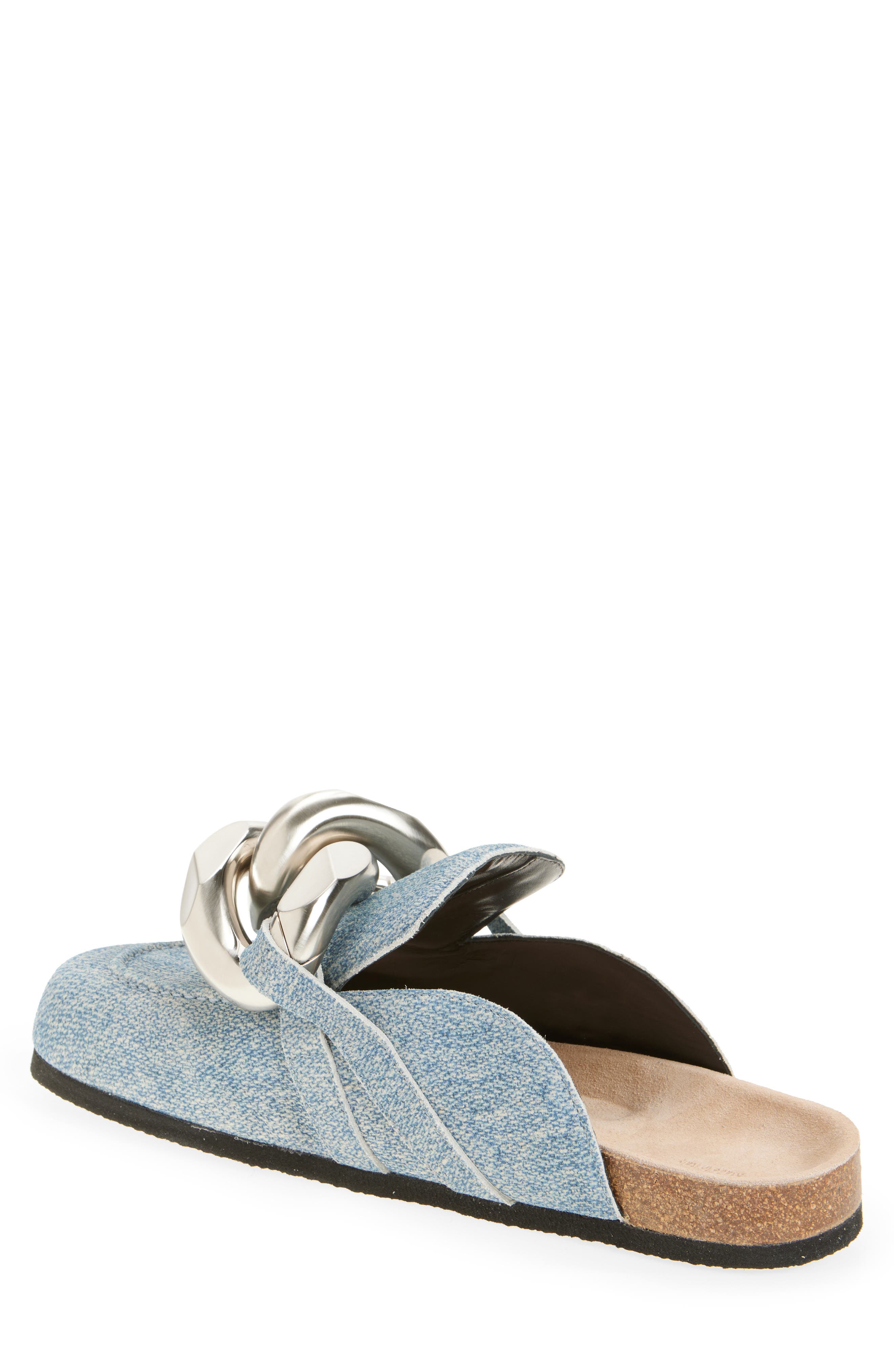 Chain Detail Loafer Mule, Alternate, color, BLUE