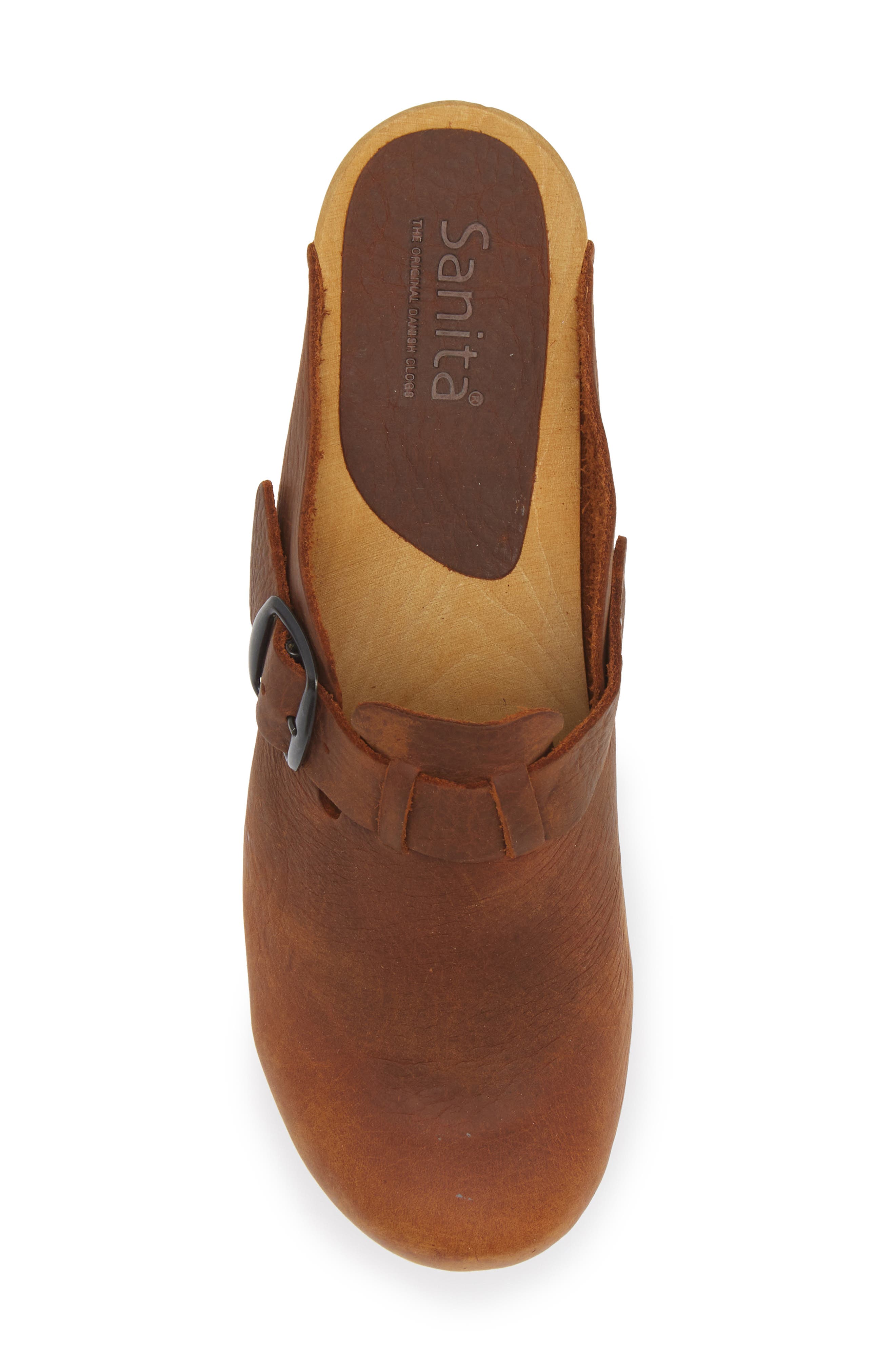 Sanita Maulo Clog, Alternate, color, Chestnut