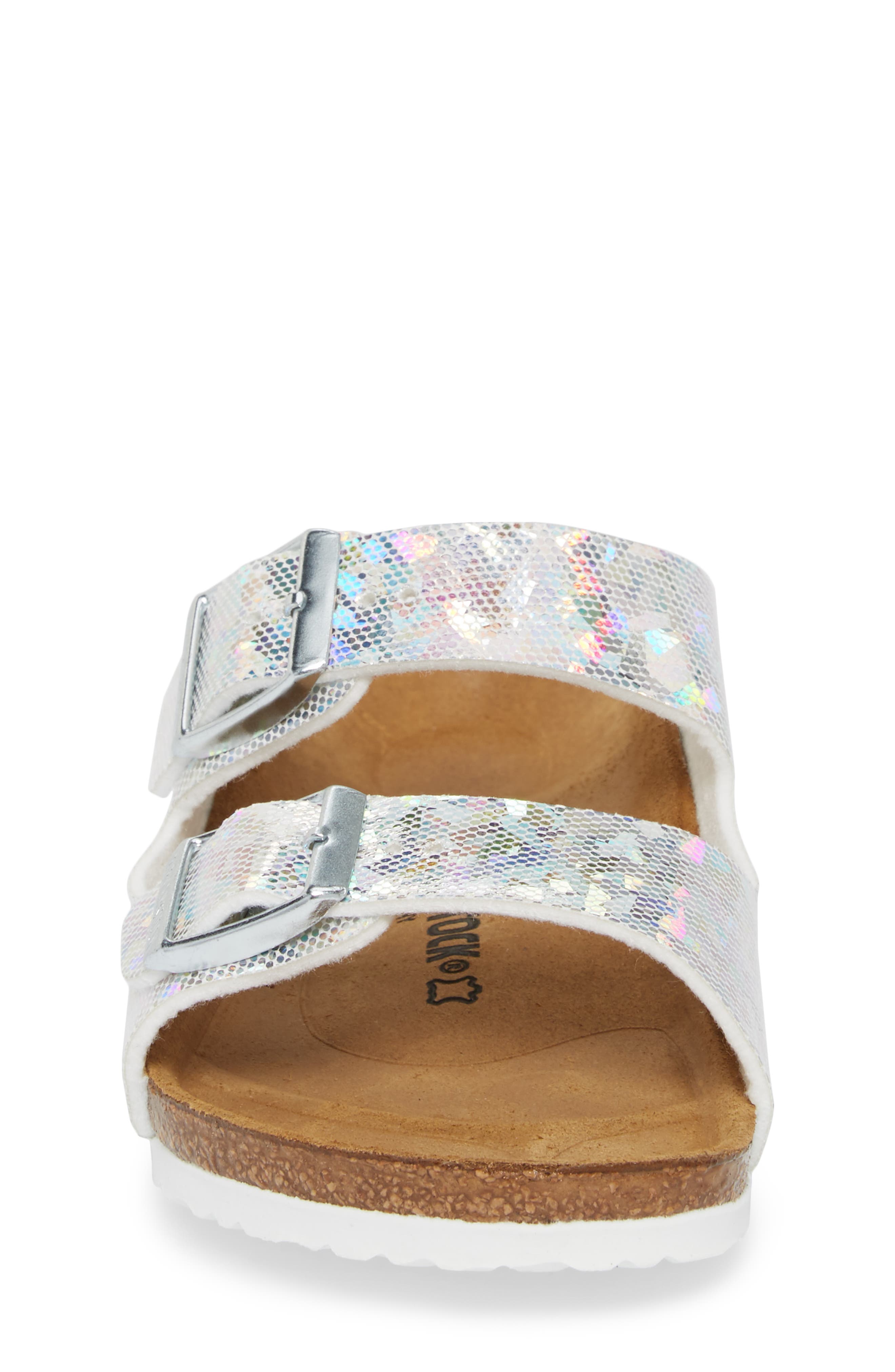 Birkenstock Arizona Hologram Slide Sandal, Alternate, color, 