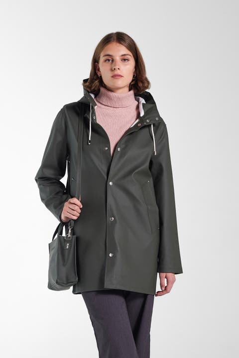 Stockholm Long Sleeve Hooded Raincoat