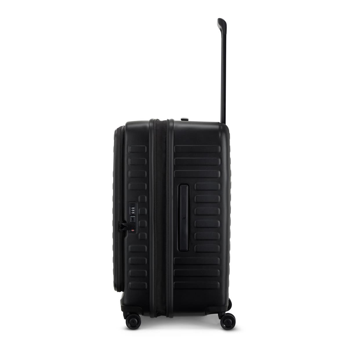 LOJEL Cubo Fit Lite Check in 28 inch Lightweight Luggage, Alternate, color, Black