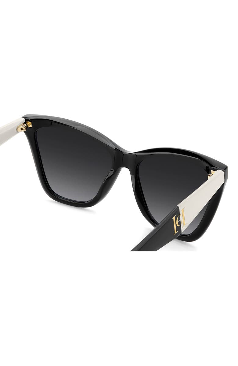 Carolina Herrera 59mm Gradient Cat Eye Sunglasses, Alternate, color, 