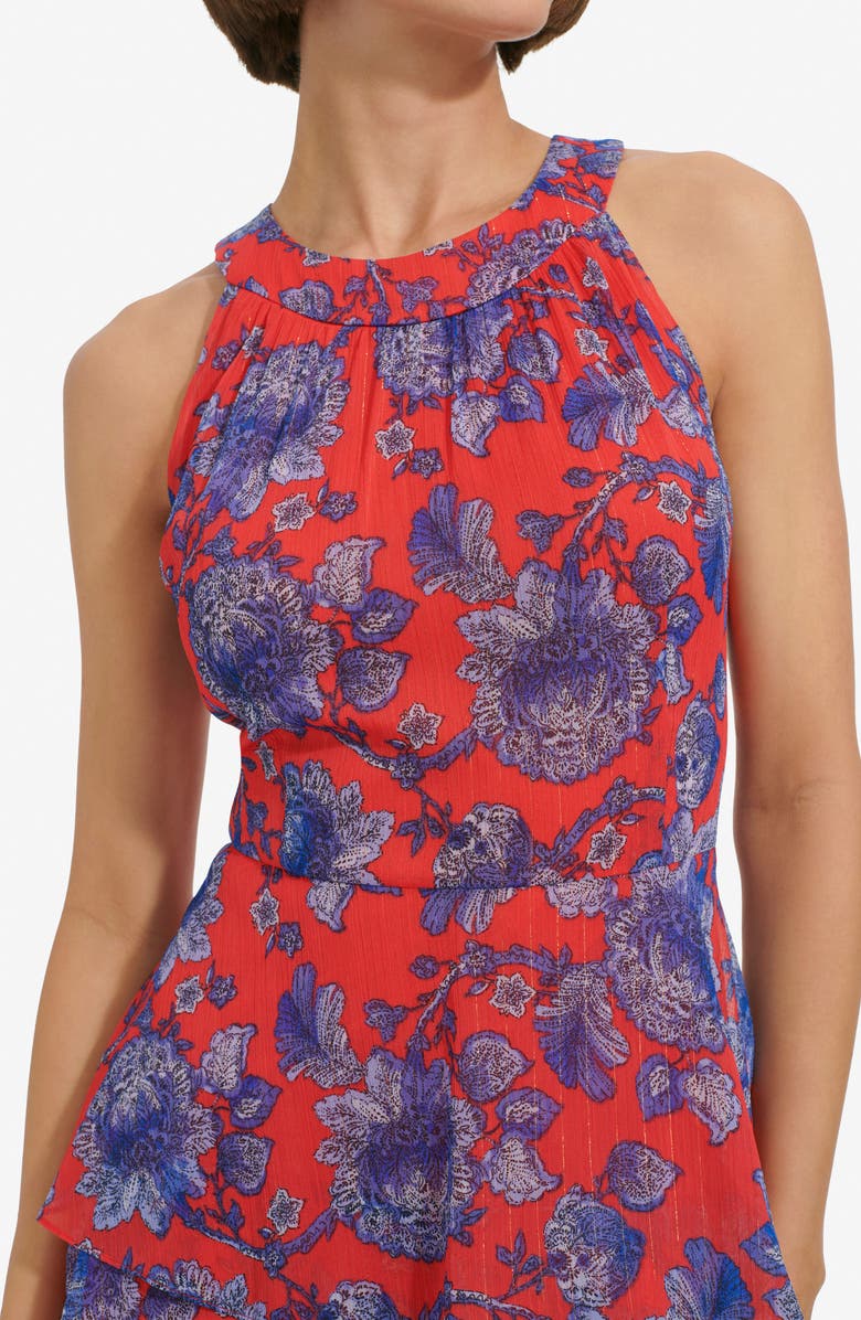 Tommy Hilfiger Halter Tiered Maxi Dress, Alternate, color,