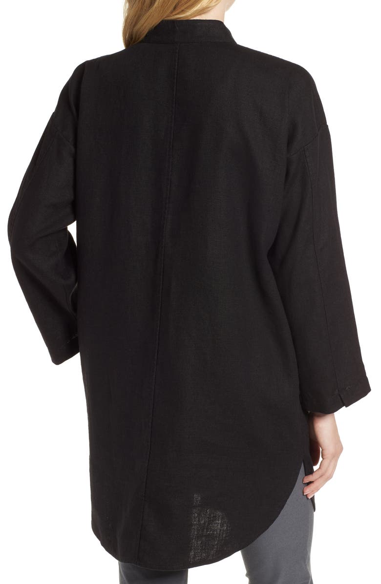 Eileen Fisher MANDARIN COLLAR JKT, Alternate, color, 