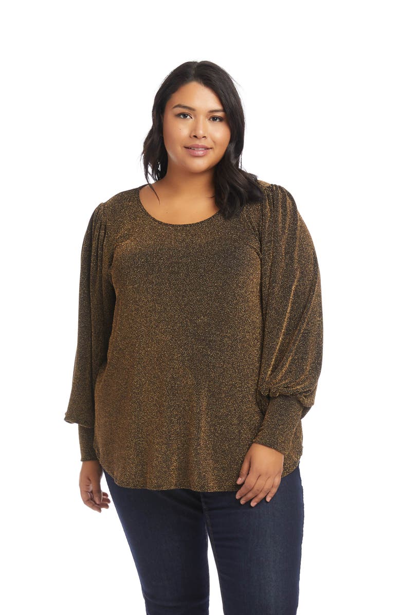 Karen Kane Blouson Sleeve Top, Alternate, color,