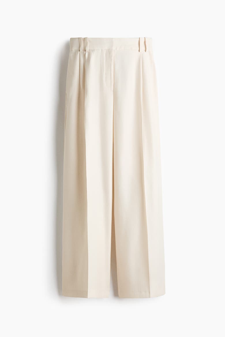 Wide-leg Dress Pants, Alternate, color, Cream