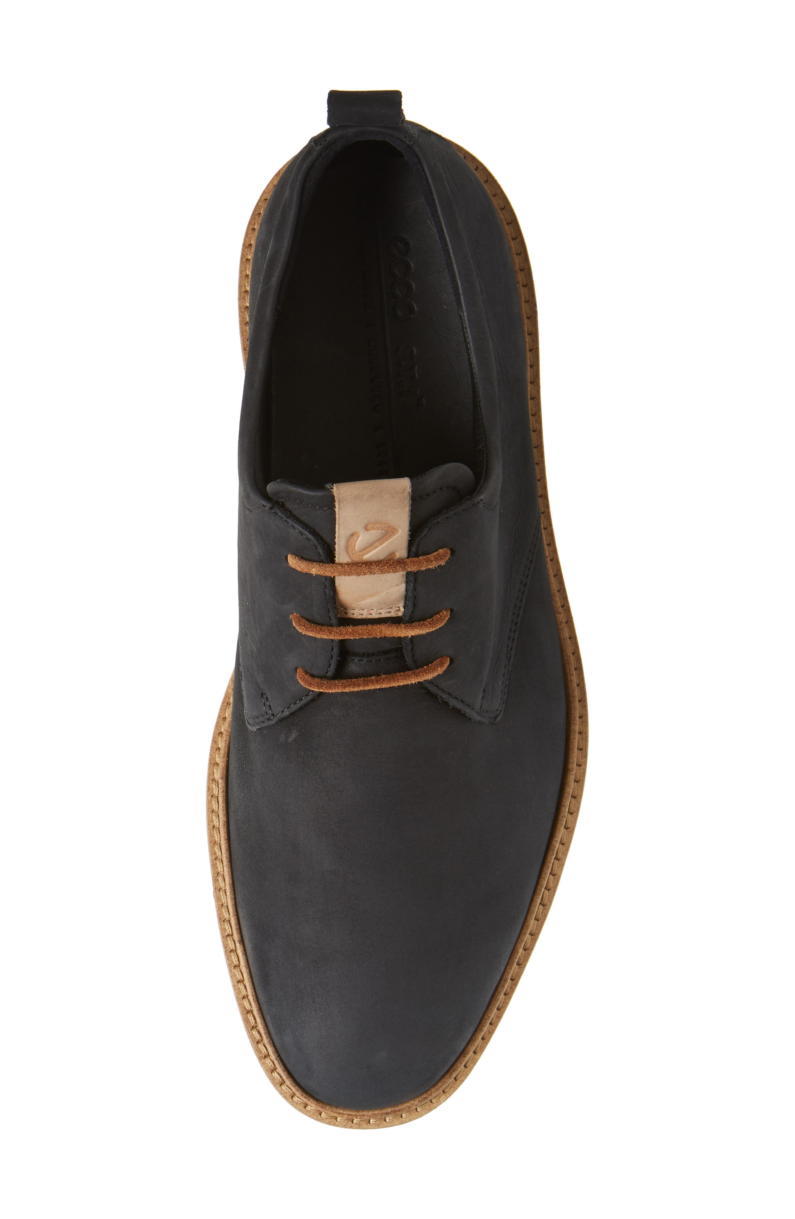 ECCO ST.1 Hybrid Plain Toe Derby, Alternate, color, Black