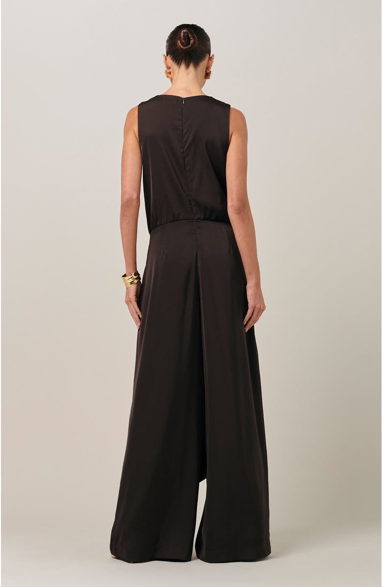 SAVEL Elliana Jumpsuit, Alternate, color, Chocolate