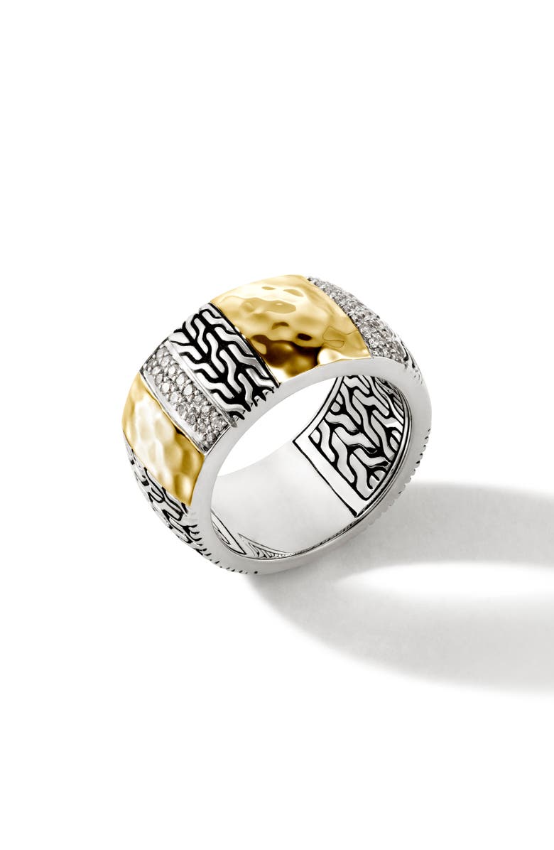 John Hardy Palu Pavé Band Ring, Alternate, color, 