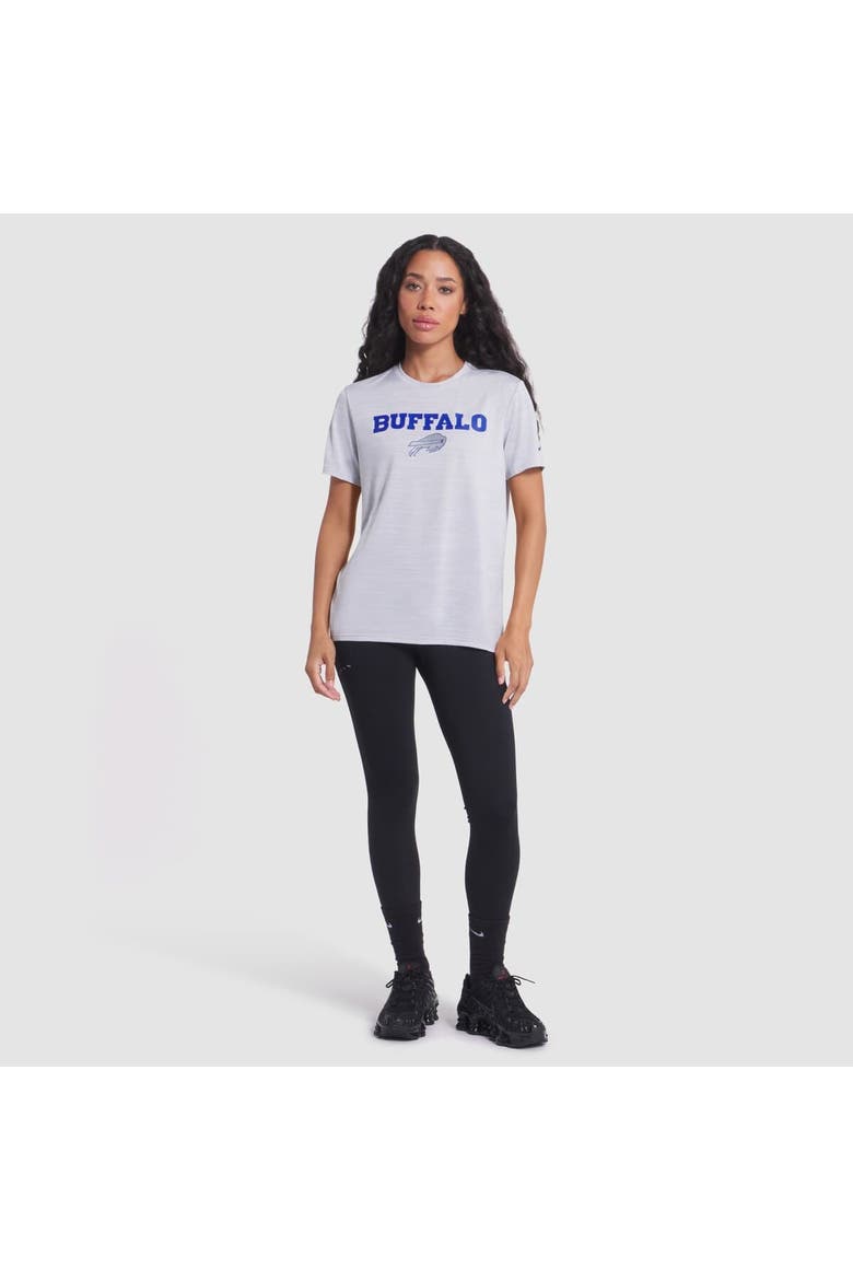 Women's Nike White Buffalo Bills 2025 Rivalries Collection Sideline Velocity Dri-FIT T-Shirt, Alternate, color, White