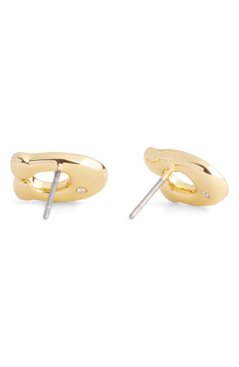 COACH Pavé Heart Studs, Alternate, color,