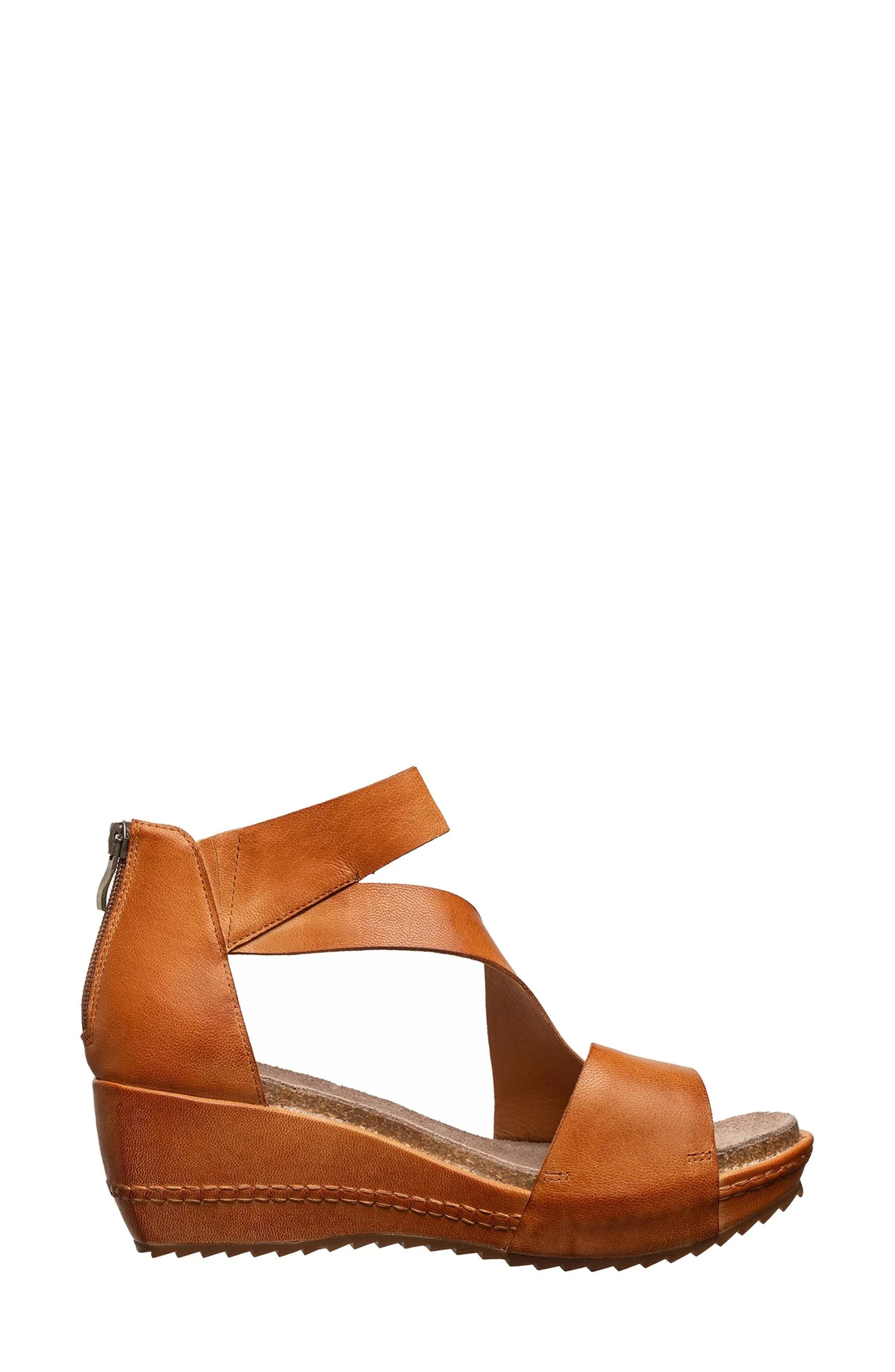 Davi Platform Wedge Sandal, Alternate, color, TAN