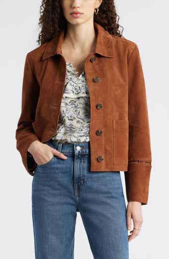 Treasure & Bond Suede Swing Jacket