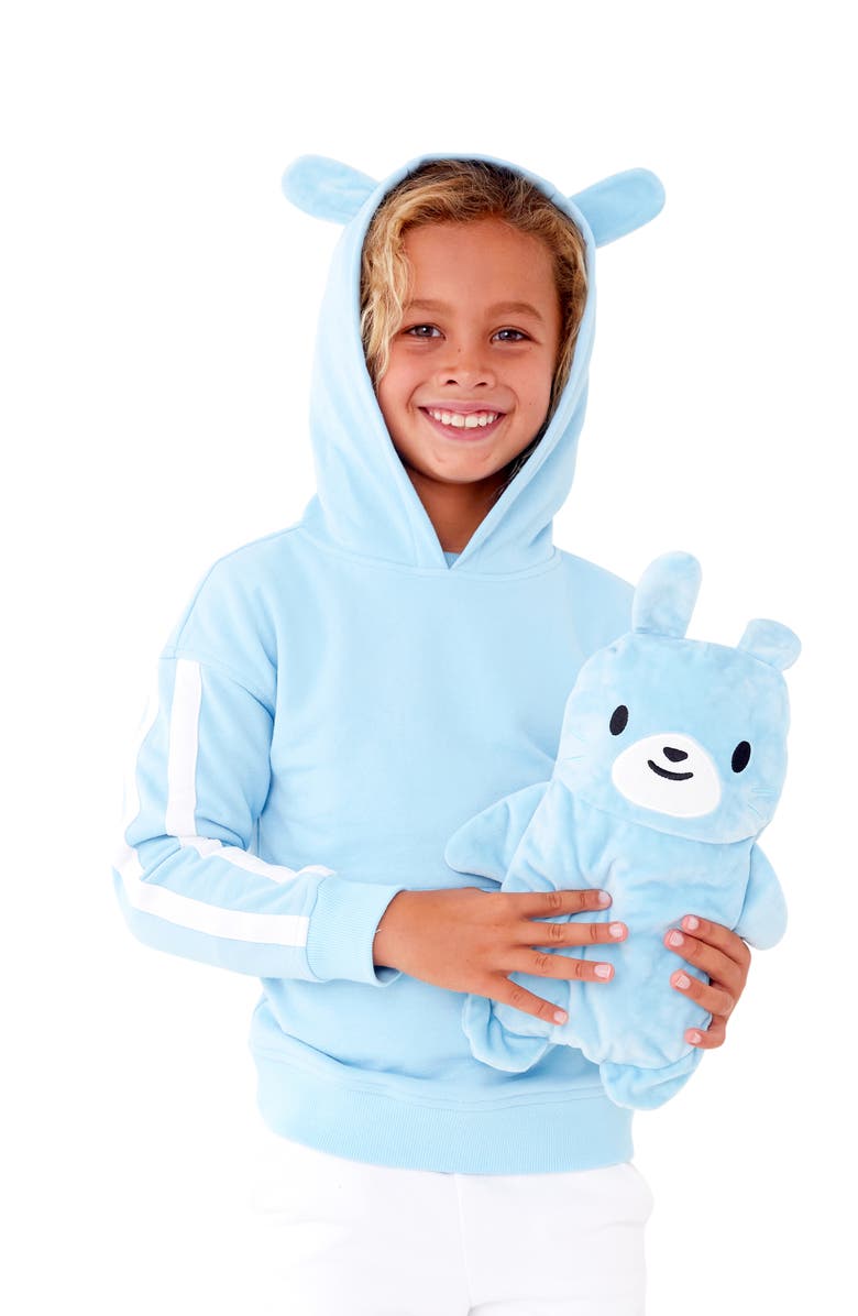Cubcoats Kids' Benne 2-in-1 Stuffed Animal Hoodie, Alternate, color,