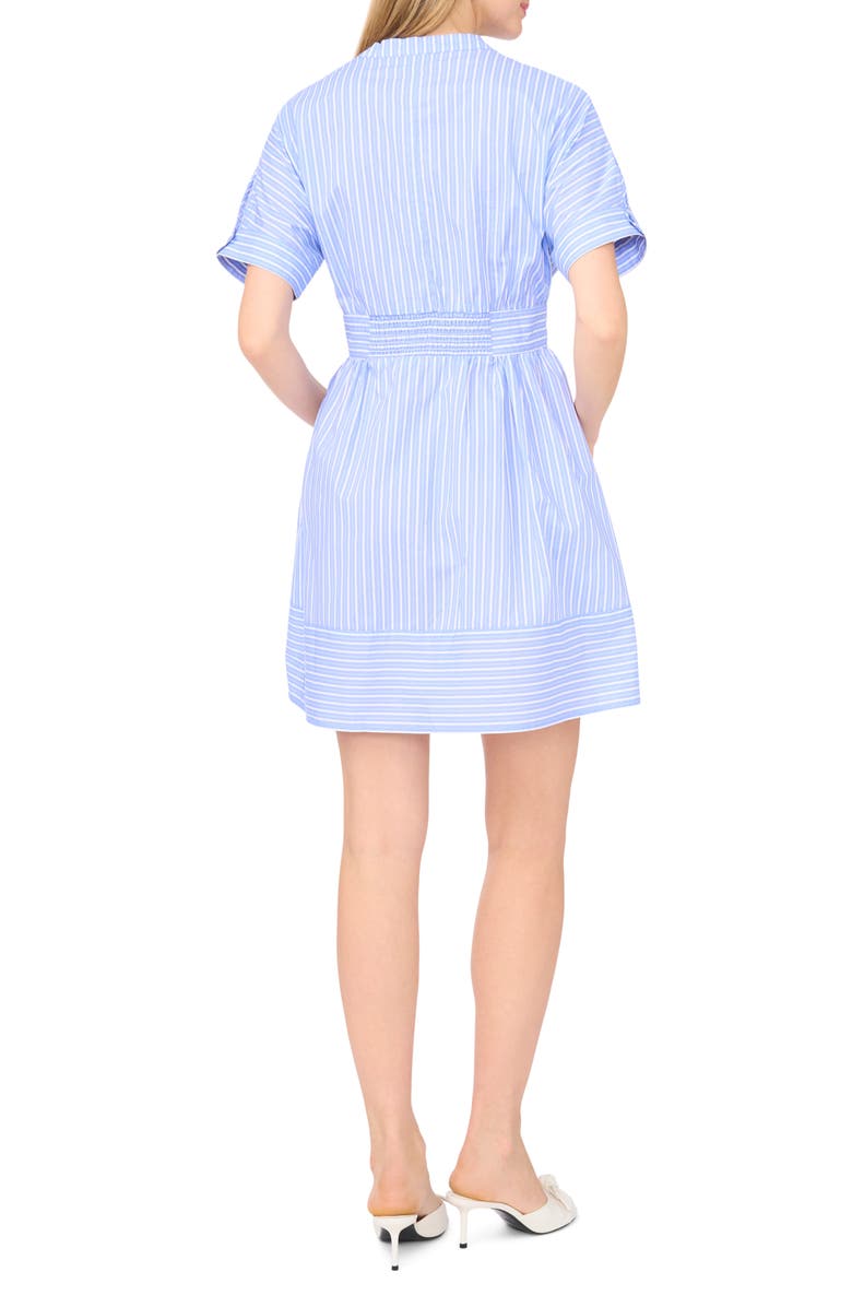 Ted Baker V-Neck Mini Dress, Alternate, color, Serenity