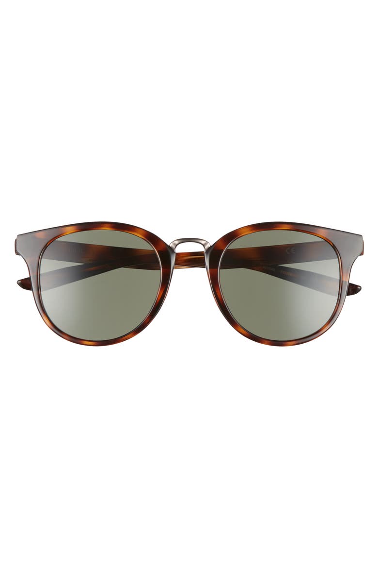 Revere 51mm Round Sunglasses, Alternate, color, TORTOISE/GREEN