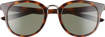 Revere 51mm Round Sunglasses