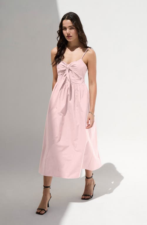 DELUC DELUC PADUA TIE BUST COTTON SUNDRESS