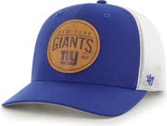 '47 Men's '47 Royal New York Giants Leather Head Flex Hat