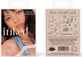 Finger Tats Pack Temporary Tattoos