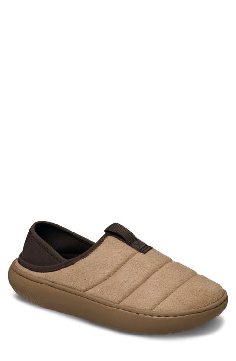 Classic Vegan Suede Quilted Slip On Shoe (Men)