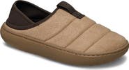 CROCS Classic Vegan Suede Quilted Slip On Shoe