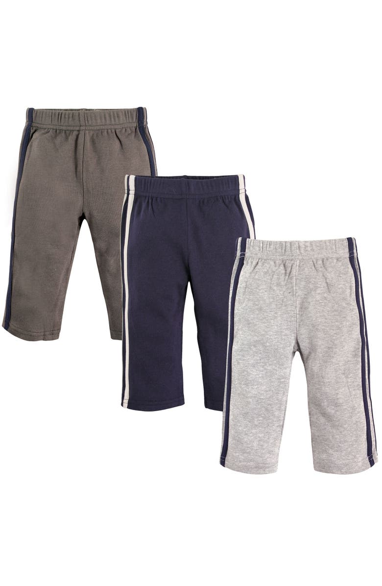 Hudson Baby Cozy Cotton Leggings and Pants, Main, color, Navy Gray