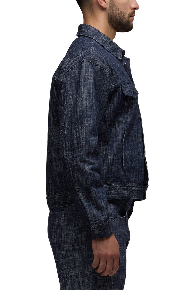 Cotton Trucker Jacket, Alternate, color, NORMANDY