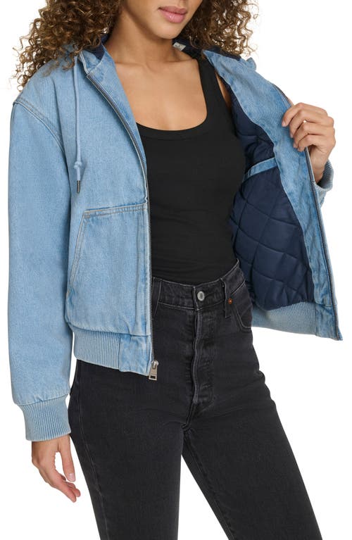 Levi's® Work Cotton Canvas Zip Jacket In Light Wash Denim