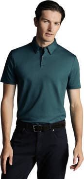 Charles Tyrwhitt Plain Short Sleeve Jersey Polo