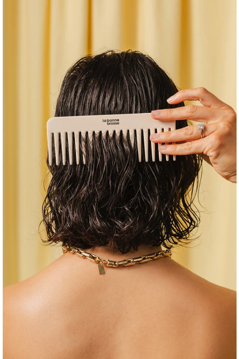 The Large Detangling Comb, Alternate, color, CREAMY WHITE