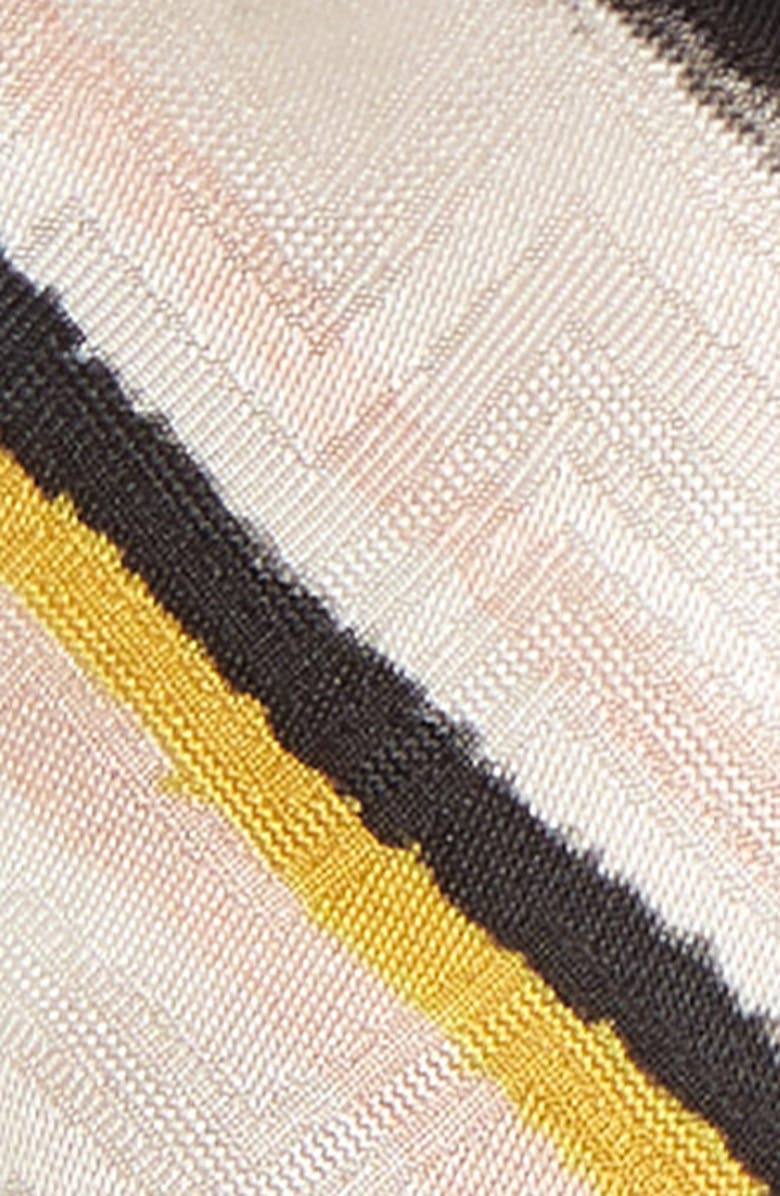 Missoni Ribbon Silk Twill Skinny Scarf, Alternate, color,