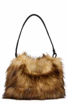 Arden Faux Fur Shoulder Bag