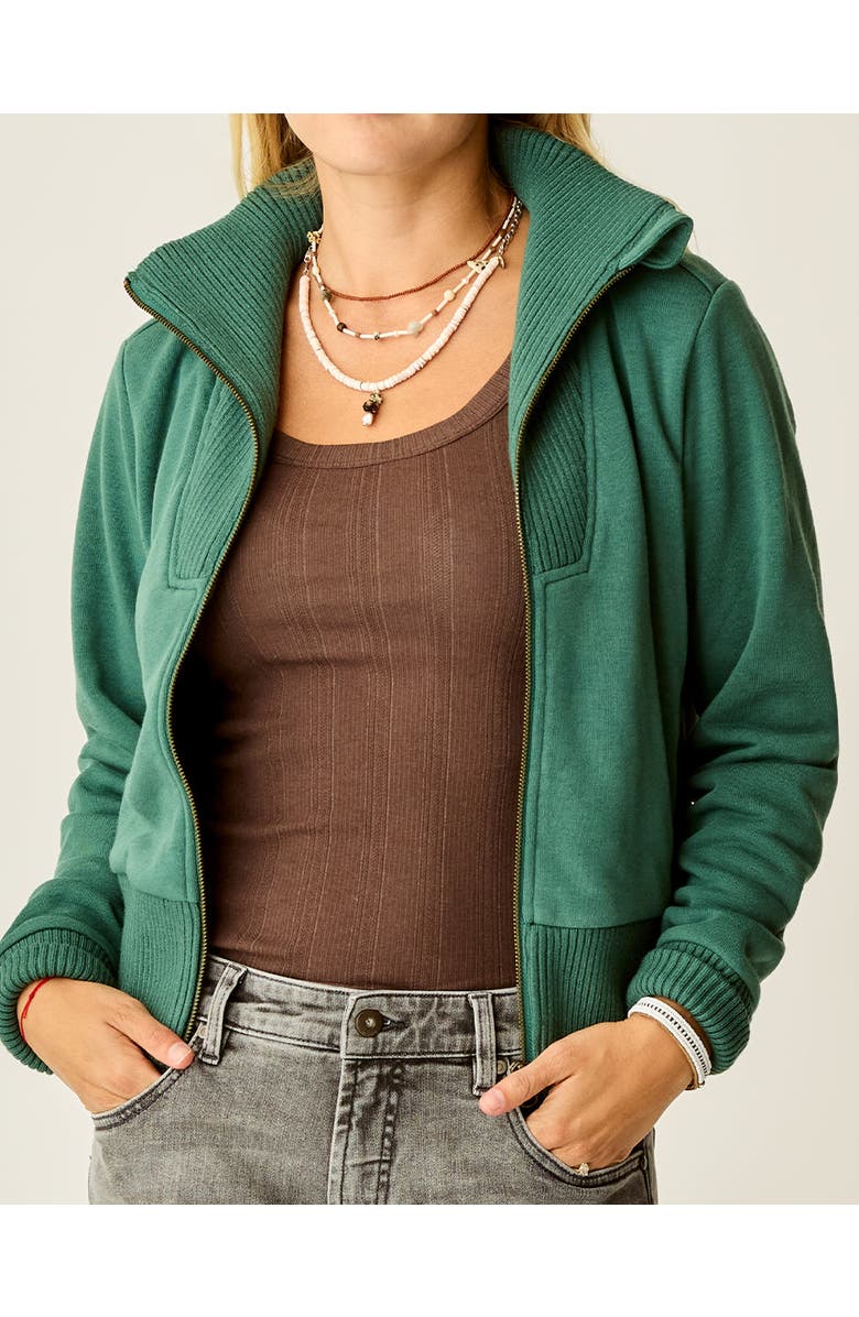 Carve Designs Briar Fleece Jacket, Alternate, color, Bistro