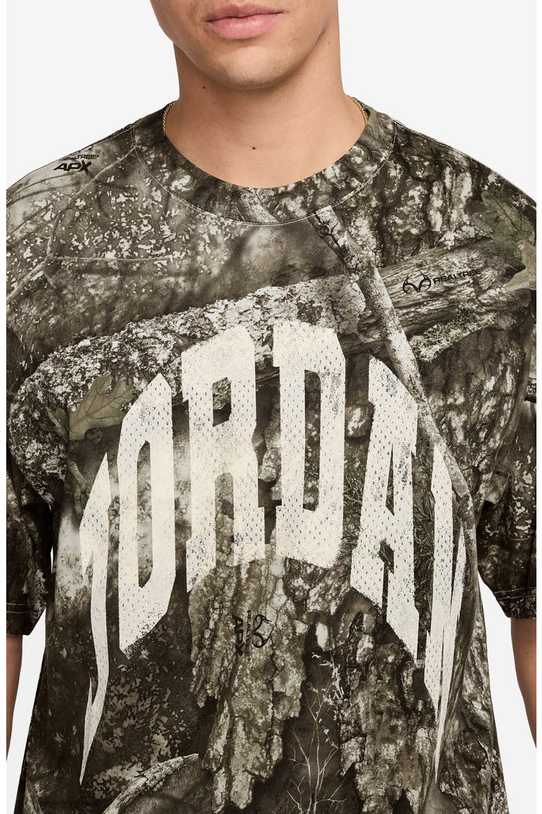Realtree Cotton Graphic T-Shirt, Alternate, color, SAIL