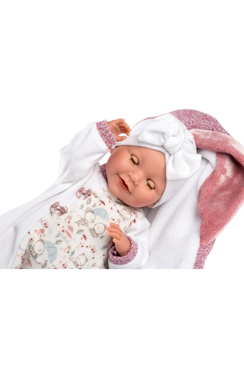 Llorens Cora 16.5-Inch Articulated Newborn Baby Doll, Alternate, color, Multi