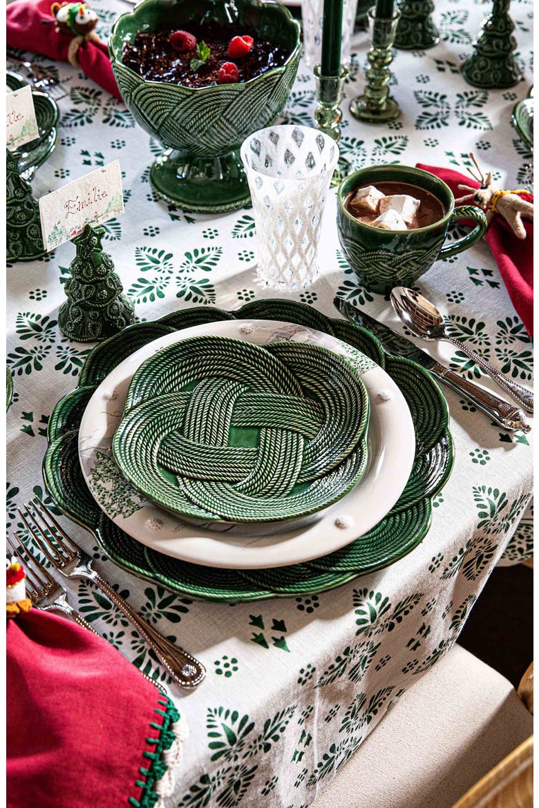 Le Panier Mystic Knot Dessert/Salad Plate, Alternate, color, BASIL