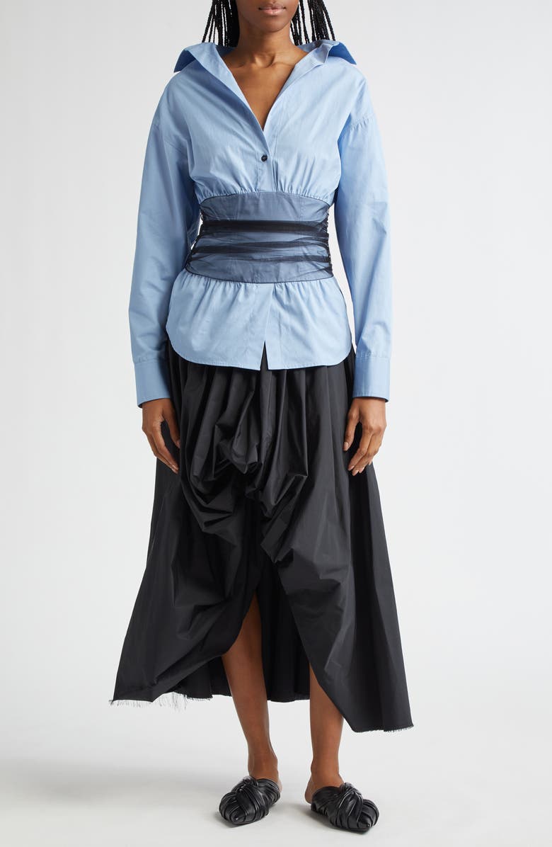 renaissance renaissance Donya Skirt, Alternate, color, Black