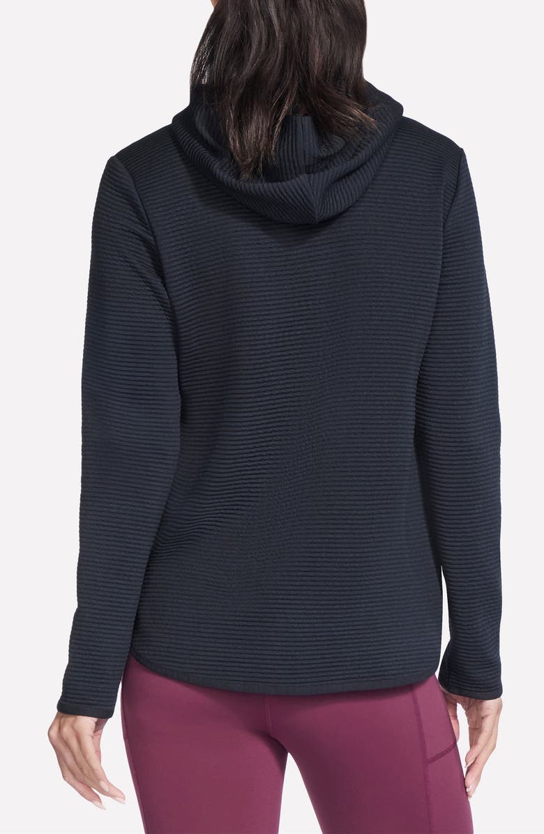 SKECHERS GO WALK<sup>®</sup> Everywhere Tunic Hoodie, Alternate, color, Black