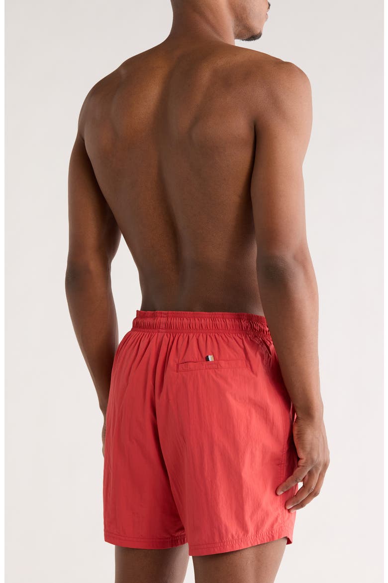 Squid Swim Trunks, Alternate, color, RED