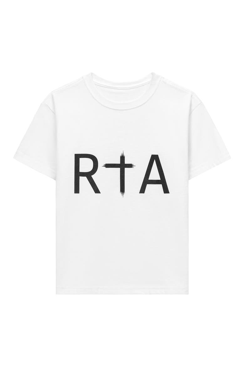 Kids' Edson Logo Graphic T-Shirt, Main, color, WHITE RTA