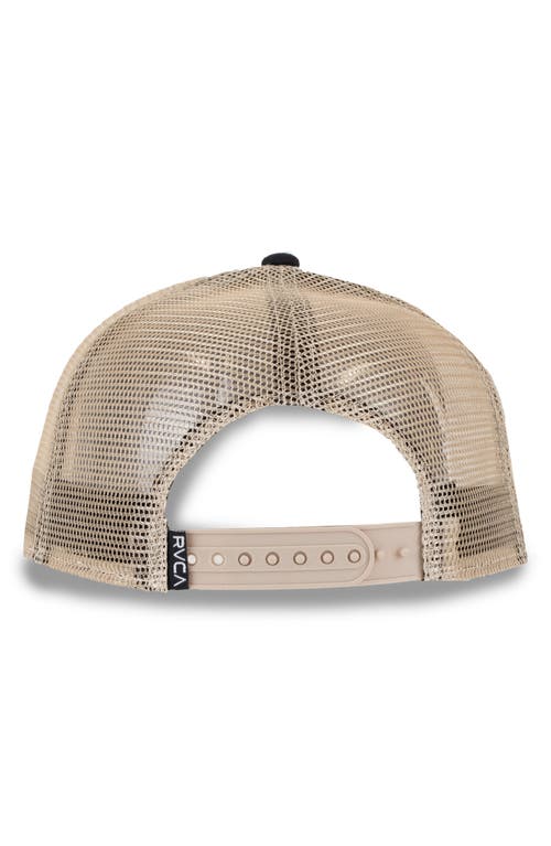 Rvca Cool Head Trucker In Brown