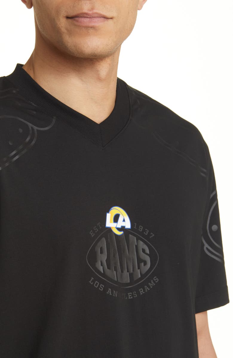 BOSS x NFL Tackle Graphic T-Shirt, Alternate, color, Los Angeles Rams Black