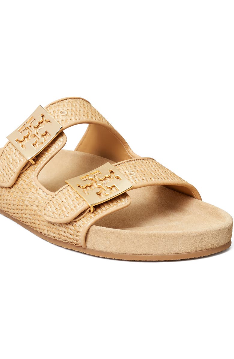 Tory Burch Mellow Slide Sandal, Alternate, color, Light Camel / Light Teak