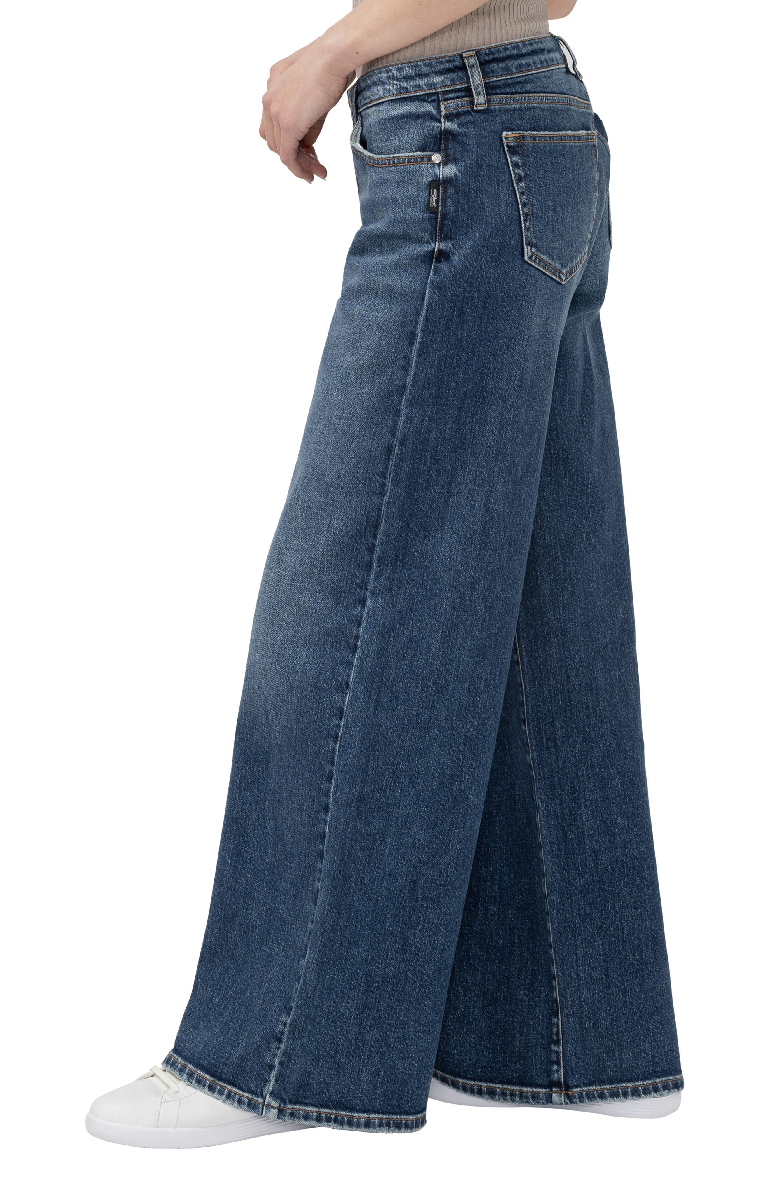 Silver Jeans Co. Low Rise Baggy Wide Leg Jeans (Women) | Nordstrom