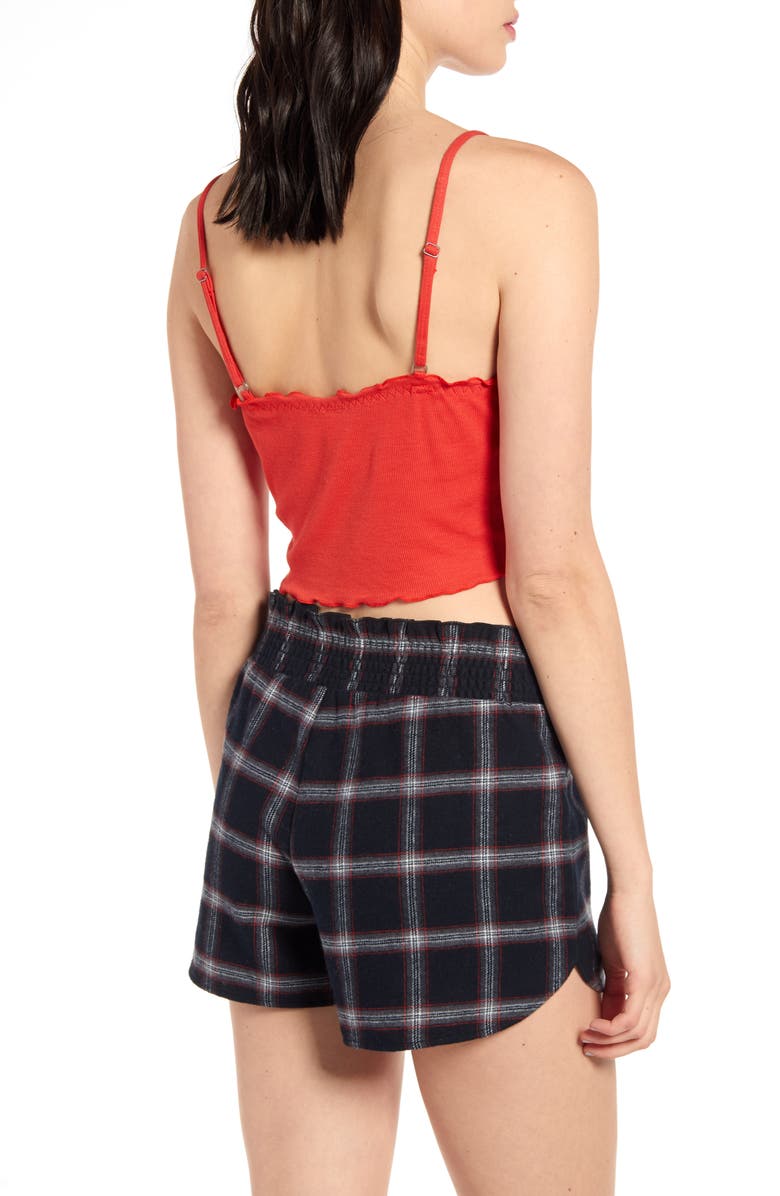 BP. x Claudia Sulewski Ruffle Edge Crop Camisole, Alternate, color, 