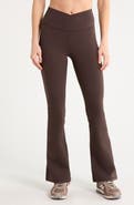 90 DEGREE BY REFLEX Superflex Madison Crossover Flared Leggings