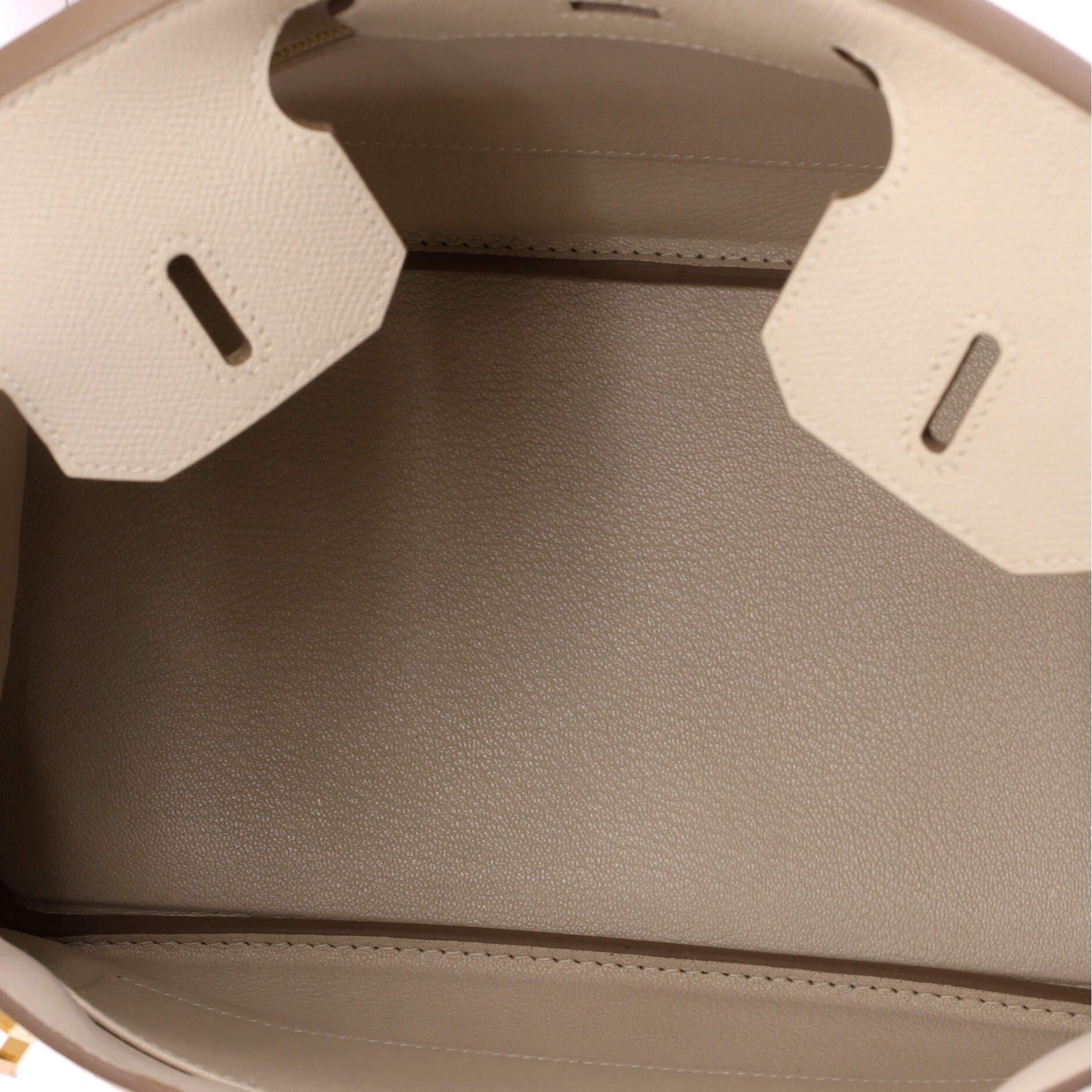 Pre-Owned Hermes Birkin Handbag Light Epsom with Gold Hardware 30, Alternate, color, Craie