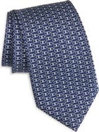 FERRAGAMO Zoe Gancini Print Silk Tie